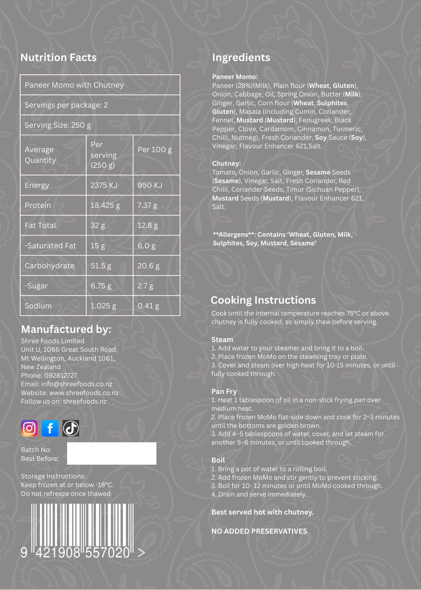 Paneer Momo - Image 2