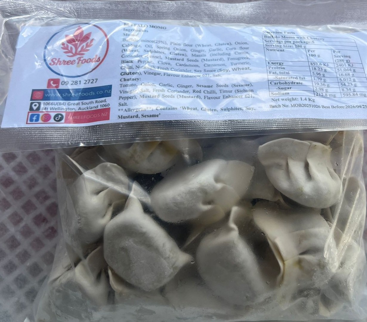 Buffalo MoMo ( 20 pieces )